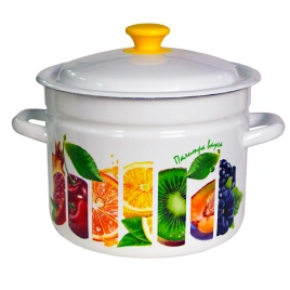 Кастрюля 12,0 л цил. Палитра вкуса