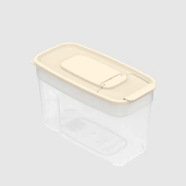 Контейнер для сыпучих продуктов 1л (170×85×105мм) (слоновая кость)