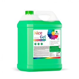 Гель для стирки 5 л Nice Gel для цветных тканей (концентрат)(ПЭНД)Clean&Green