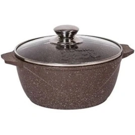Кастрюля 1,0 л АП Гранит brown 