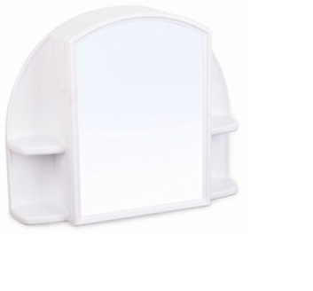  Шкафчик зеркальный Орион, снежно-белый фото 1
