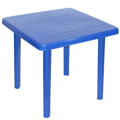  Стол квадратный 800*800 мм синий фото 1