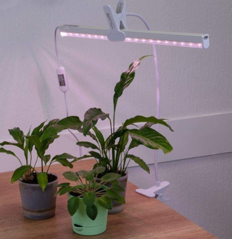  Фито Лето Подставка-кронштейн для светильника для растений на прищепке 760мм UFP-M04D-600, белый фото 1