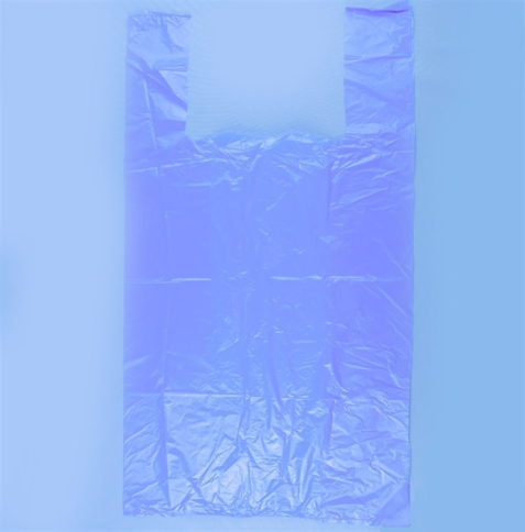  Пакет-майка 30*50 см, 20 мкм синяя фото 1