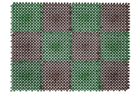  Щетинистое покрытие модул. 84Х56 см черно-зеленый фото 1