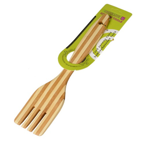  Лопатка для приготовления  пищи бамбук 30см super 4 фото 1