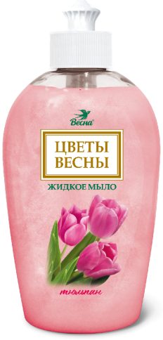  Жидкое мыло 280 гр Цветы весны Тюльпан фото 1