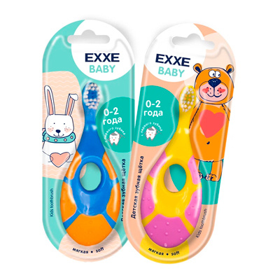  Зубная щетка EXXE детская Baby 0-2 года 1 шт фото 1