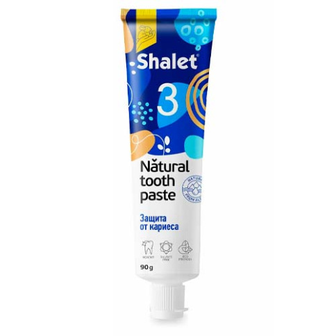  SHALET Зубная паста защита от кариеса 90 гр  фото 1