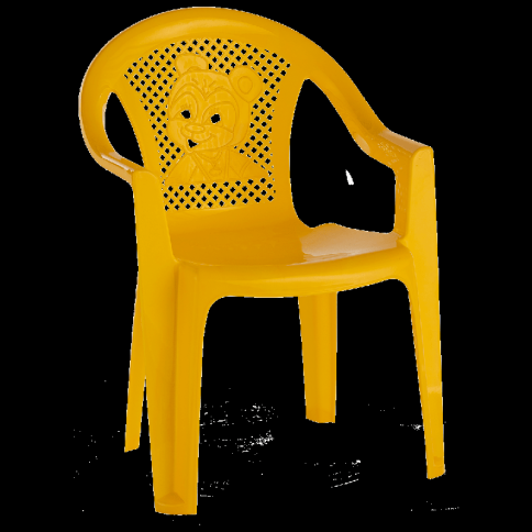  Кресло детское 380х320х530мм Мишутка желтый фото 1