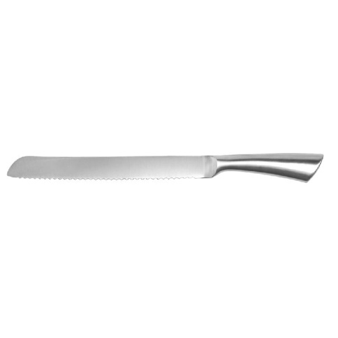  Нож 33,3 см хлебный, металлическая ручка фото 1