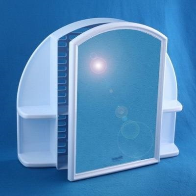  Шкафчик зеркальный Орион, голубой фото 1