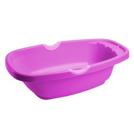  Ванна детская с ручками  розовая  фото 1